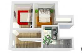 Apartament 3 camere, 81 mp, semifinisat, zona strazii Donath!