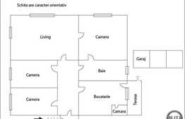 4 camere, 140 mp, decomandat, terasa, parcare, boxa, garaj, zona 14 Iulie