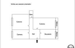 3 camere, 75 mp, decomandat, garaj, boxa, zona strazii Tulcea