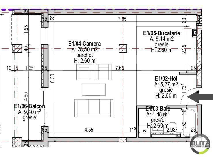 Garsonieră de vânzare Andrei Mureşanu - 14053AV | BLITZ Cluj-Napoca | Poza2
