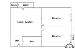 De vanzare 3 camere, 53 mp, 2 balcoane, parcare cu CF! Zona Florilor!