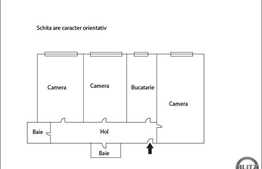 3 camere, 65 mp, decomandat, zona strazii Aurel Vlaicu