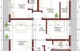 Casa parter 4 camere, 114mp, teren 700 mp, Jucu de sus