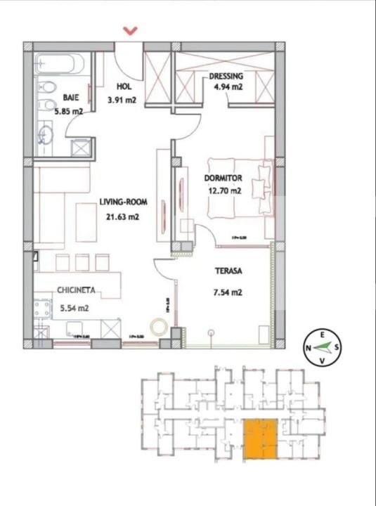 Apartament de vânzare 2 camere Tractorul - 140907AV | BLITZ Brașov | Poza6
