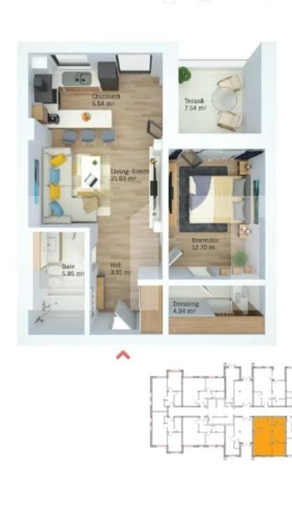 Apartament de vânzare 2 camere Tractorul - 140907AV | BLITZ Brașov | Poza5