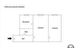2 camere, 30 mp utili, mobilat, zona strazii Alverna