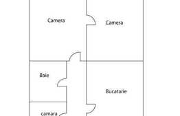 Apartament decomandat 2 camere 45 mp in Piata Mihai Viteazul