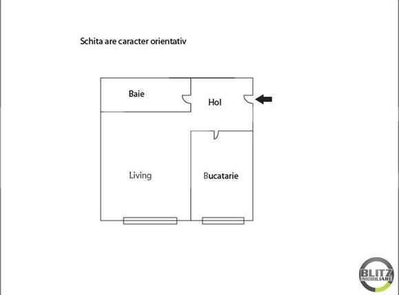 Garsonieră de vânzare Marasti - 14100AV | BLITZ Cluj-Napoca | Poza1