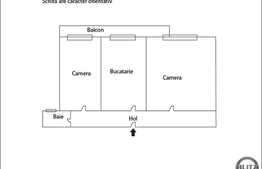 2 camere, 54 mp utili, decomandat, parter inalt, zona strazii Inului