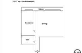 1 camera, 38 mp utili, semidecomandat, zona strazii Rasaritului