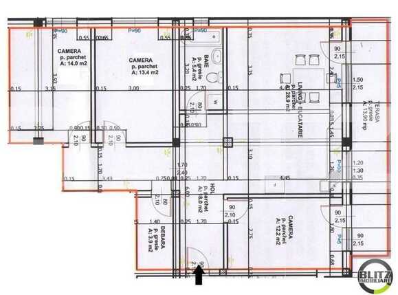 Apartament de vânzare 3 camere Europa - 1412AV | BLITZ Cluj-Napoca | Poza15