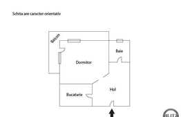 Vanzare 1 camera, 42 mp utili, balcon, decomandat! Zona strazii Stejarului!