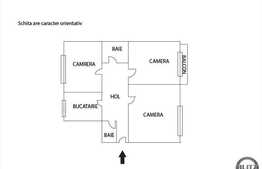 3 camere, decomandate, 65 mp, boxa la subsol, zona strazii Fabricii