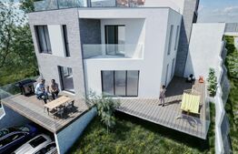 Case cuplate, 5 camere, suprafata utila 110mp, teren aferent 225mp, Floresti