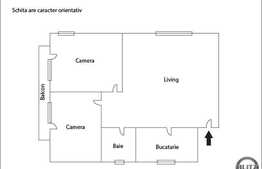 3 camere, 94 mp, partial mobilat, zona strazii Becas