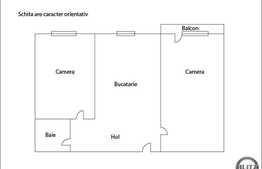2 camere, 58 mp, decomandat, partial mobilat, finisat, zona strazii Bucuresti!