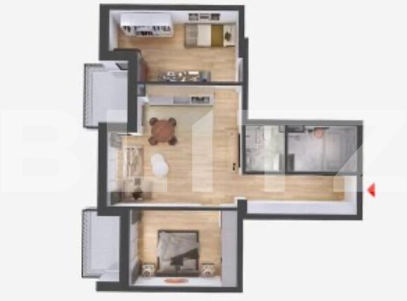 Apartament de vânzare 3 camere Floreşti - 141626AV | BLITZ Cluj-Napoca | Poza9