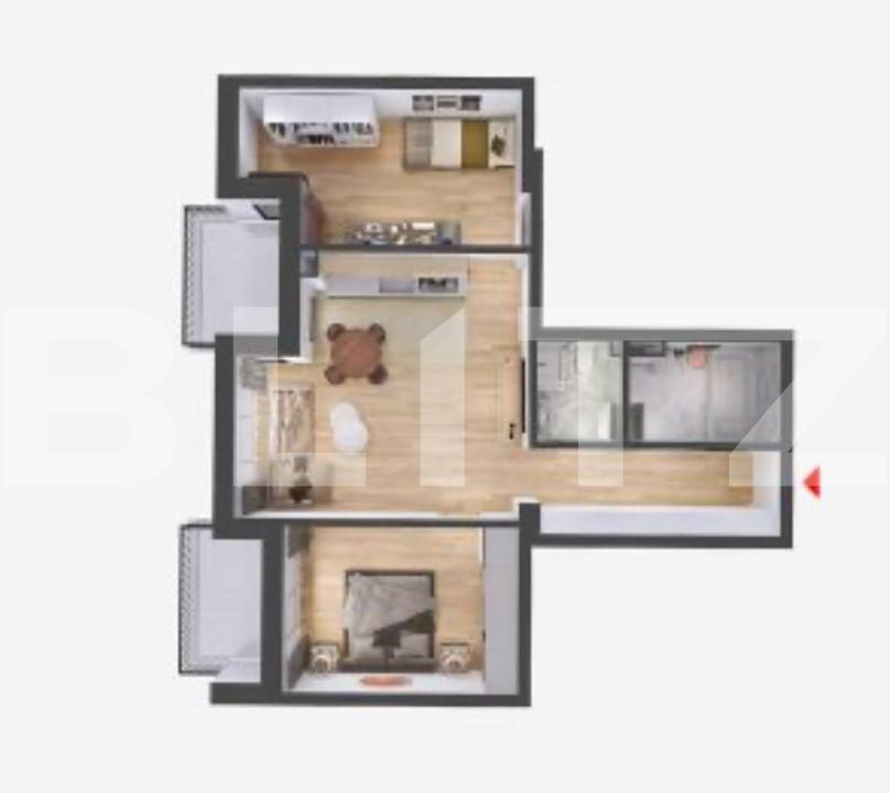 Apartament de vânzare 3 camere Floreşti - 141626AV | BLITZ Cluj-Napoca | Poza9