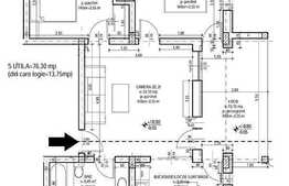 Vanzare apartament 3 camere, 62,25 mp utili, semifinisat, zona Metro