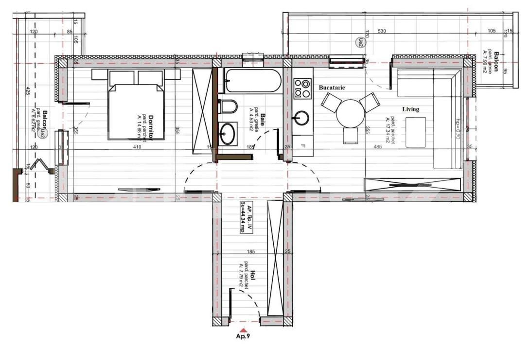 Apartament de vânzare 2 camere Apahida - 141693AV | BLITZ Cluj-Napoca | Poza3