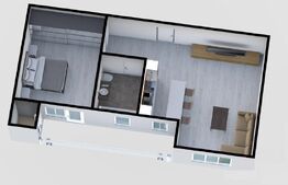 Apartament spatios de 2 camere, panorama, ansamblu rezidential nou, în Apahida!