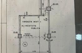 Spatiu comercial, 58 mp, 2 parcari, zona Piata Marasti