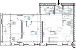 3 camere, 67,78 mp, semifinisat, zona strazii Aurel Vlaicu!