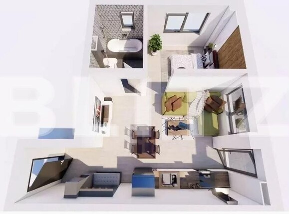 Apartament de vânzare 2 camere Exterior Nord - 141712AV | BLITZ Cluj-Napoca | Poza2