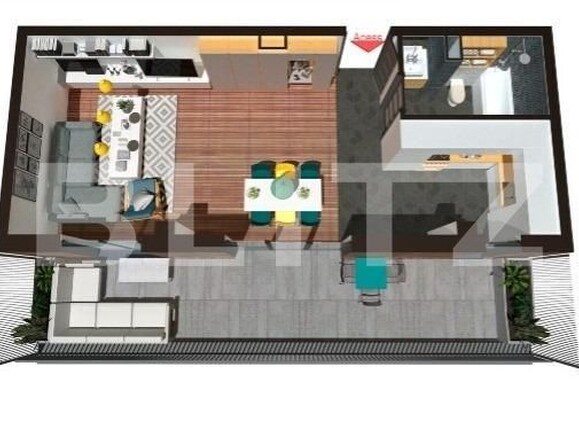 Garsonieră de vânzare Floreşti - 141923AV | BLITZ Cluj-Napoca | Poza1