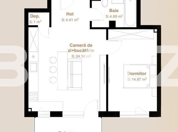 Apartament de vânzare 2 camere Floreşti - 141929AV | BLITZ Cluj-Napoca | Poza1