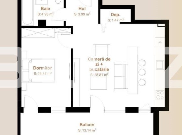 Apartament de vânzare 2 camere Floreşti - 141935AV | BLITZ Cluj-Napoca | Poza1