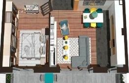 Apartament 2 camere, 52 mp, zona exclusivista Floresti