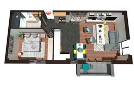 Apartament 2 camere, 58 mp, zona exclusivista Floresti