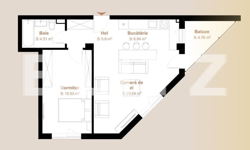 Apartament de vânzare 2 camere Floreşti - 141958AV | BLITZ Cluj-Napoca | Poza6