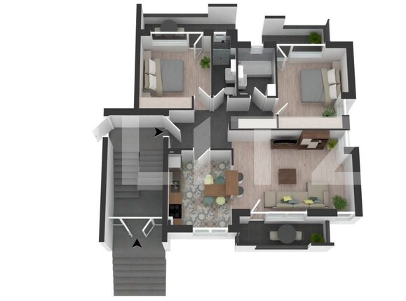 Apartament de vânzare 3 camere Apahida - 142027AV | BLITZ Cluj-Napoca | Poza1