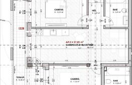 Apartament de 3 camere, 58 mp, etaj intermediar, balcon, parcare, Apahida