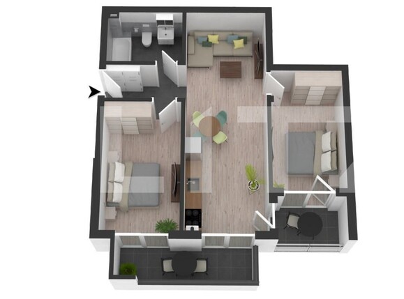 Apartament de vânzare 3 camere Apahida - 142029AV | BLITZ Cluj-Napoca | Poza1