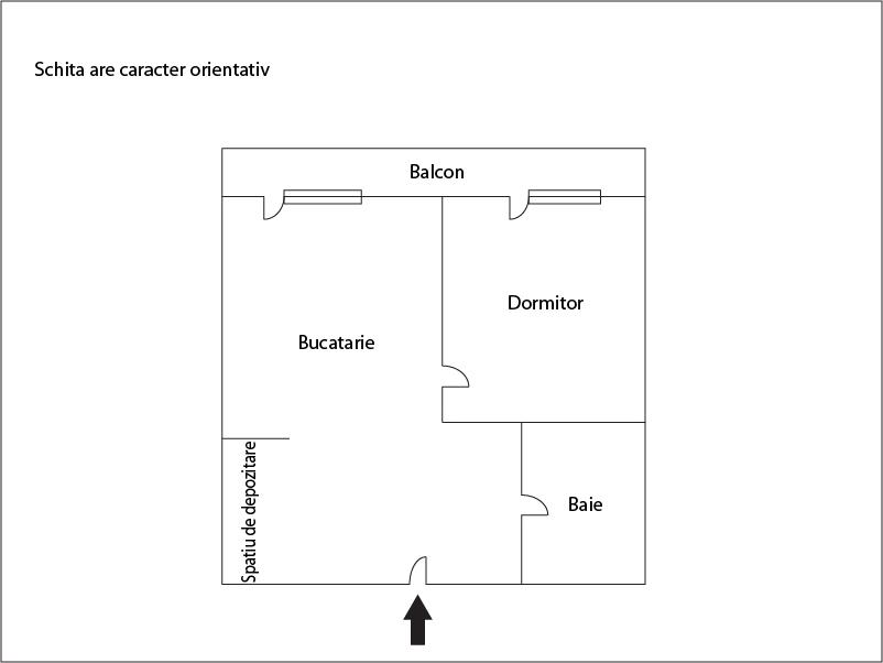 Garsonieră de vânzare Floreşti - 14223AV | BLITZ Cluj-Napoca | Poza1