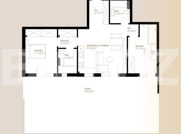 Apartament de vânzare 3 camere Floreşti - 142231AV | BLITZ Cluj-Napoca | Poza1