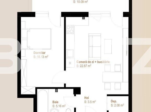 Apartament de vânzare 2 camere Floreşti - 142232AV | BLITZ Cluj-Napoca | Poza1