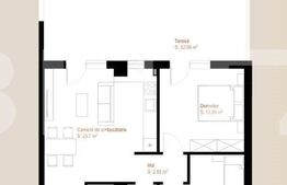 Apartament 3 camere, 65,20 mp + terasa 52,98 mp, zona Vivo