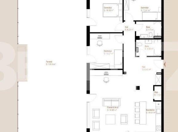 Apartament de vânzare 4 camere Floreşti - 142237AV | BLITZ Cluj-Napoca | Poza2