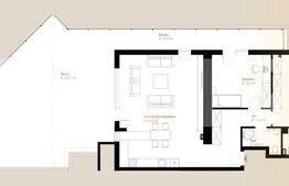 Apartament 3 camere, 98,79 mp + terasa 180,71 mp, zona Vivo