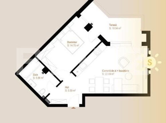 Apartament de vânzare 2 camere Floreşti - 142250AV | BLITZ Cluj-Napoca | Poza1