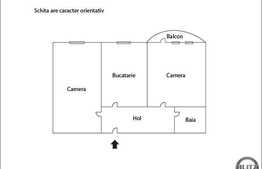 2 camere, 54 mp utili, decomandat, parcare, zona Bulevardului 21 Decembrie 1989!