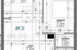 2 camere, 55 mp, semifinisat, gradina 30 mp zona Cetatii!