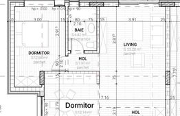 Apartament 2 camere, 61 mp, bloc nou, et 1, zona Între Lacuri