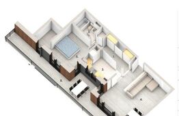 Apartament de 2 camere, 64mp, terasa 30mp, parcare, zona Somesului