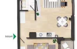 2 camere, 50 mp, semifinisat, zona linistita!