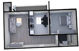 Apartament decomandat de 2 camere, etajul1,ansamblu rezidential nou in Apahida